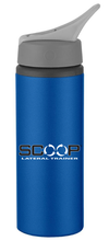 Load image into Gallery viewer, Scoop Aluminum BPA Free Water Bottle with folding &quot;straw&quot;.
