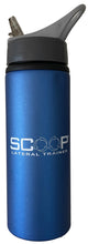 Load image into Gallery viewer, Scoop Aluminum BPA Free Water Bottle with folding &quot;straw&quot;.
